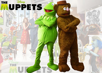 Personajes Muppets Rene y Fozzi en medelin