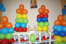 Decoraciones con globas para fiestas