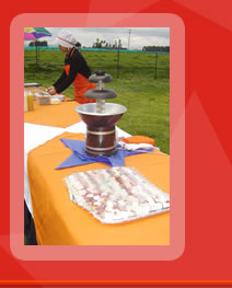 Maquinas de alimentos, perros calientes, hamburguesas y bebidas para eventos.