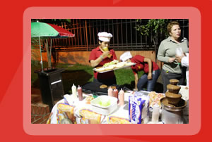 Maquinas de alimentos, perros calientes, hamburguesas y bebidas para eventos.