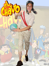 Personaje de El Chavo en cumpleaños infantiles