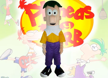 Personajes Phineas y Fer en tus cumpleaños y fiestas