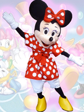 Personaje Minnie en eventos infantiles