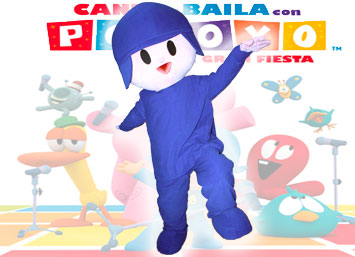 Personajes para tus fiestas con Pocoyo