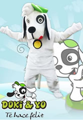 Personaje Doki en eventos infantiles