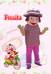 Fresita Personaje para Eventos y Cumpleaños Infantiles