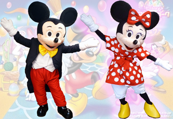 Personajes Minnie y Mickey Mouse en Eventos Infantiles