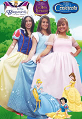 Personajes Princesas de Disney en eventos infantiles