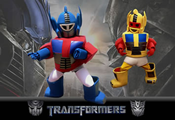 Transformers Personajes para fiestas y eventos infantiles