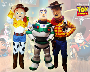 Personajes Toy Story en cumpleaños y fiestas