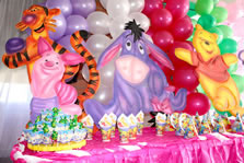 decoracion con globos fiesta infantil