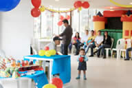 Salon decorado