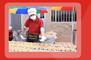 maquinas de alimentos. perros calientes, hamburguesas, raspados.